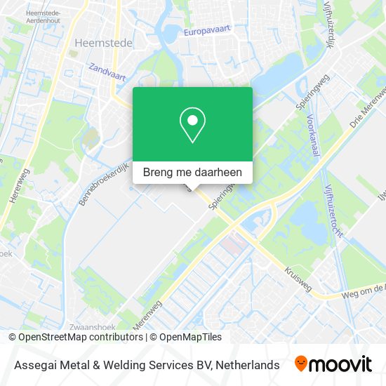 Assegai Metal & Welding Services BV kaart