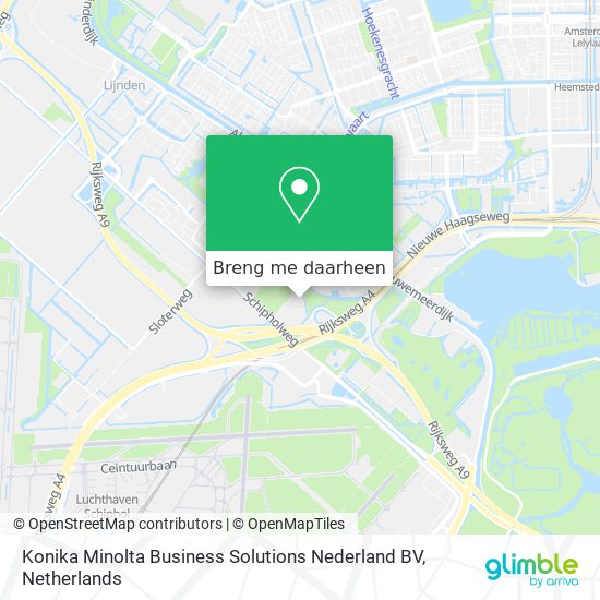 Konika Minolta Business Solutions Nederland BV kaart