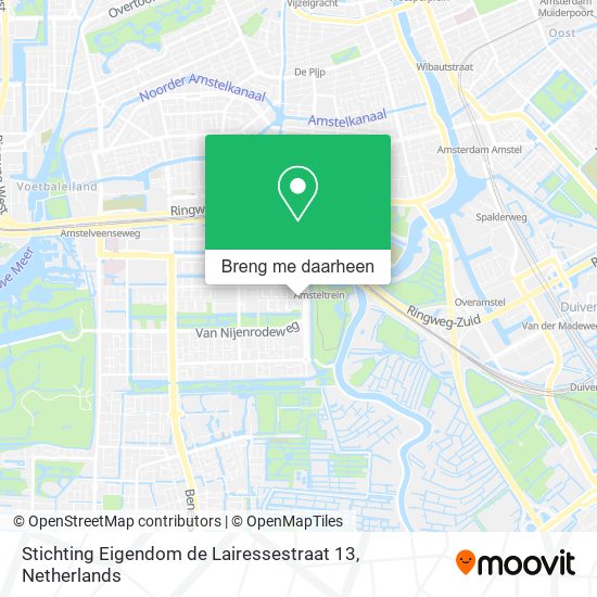 Stichting Eigendom de Lairessestraat 13 kaart