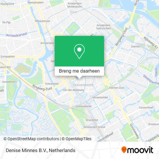 Denise Minnes B.V. kaart