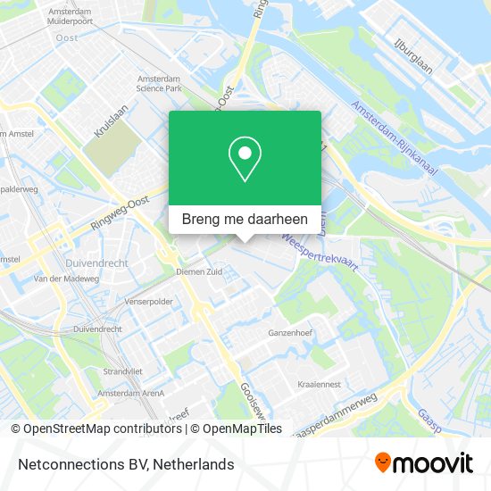 Netconnections BV kaart