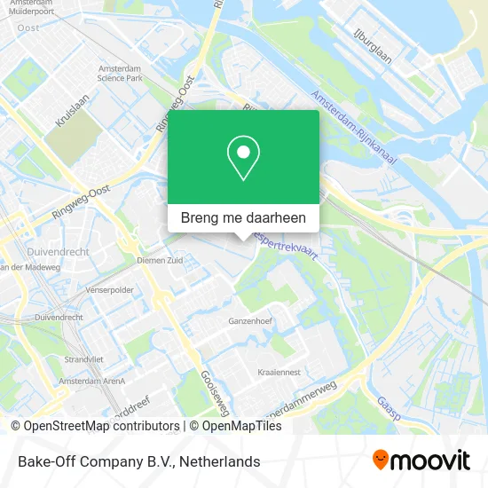 Bake-Off Company B.V. kaart