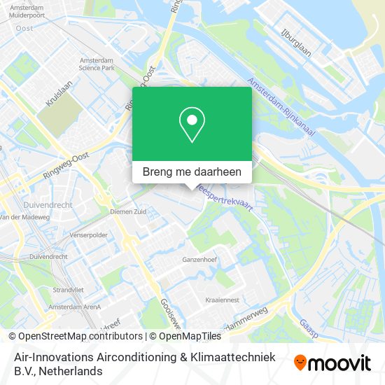 Air-Innovations Airconditioning & Klimaattechniek B.V. kaart