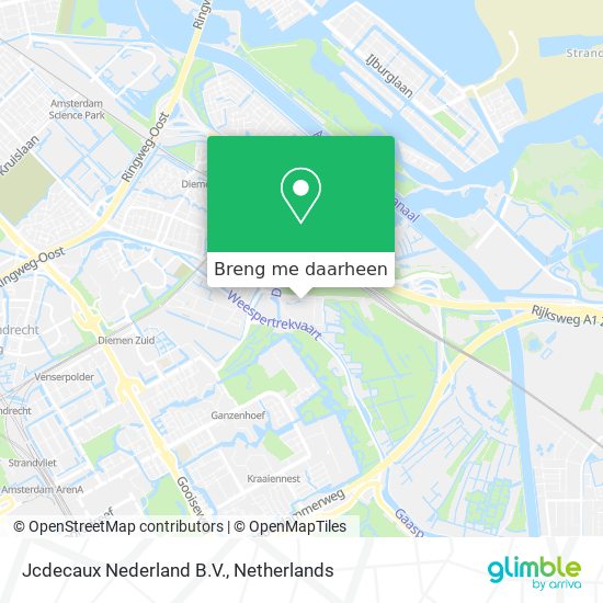 Jcdecaux Nederland B.V. kaart