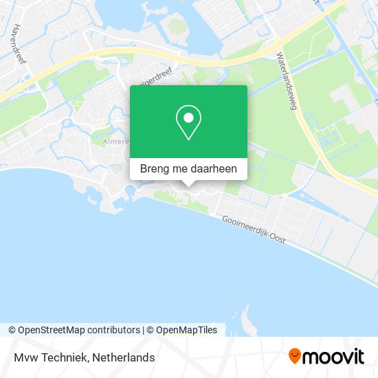 Mvw Techniek kaart