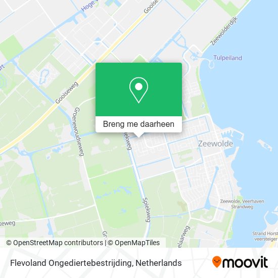 Flevoland Ongediertebestrijding kaart