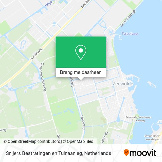 Snijers Bestratingen en Tuinaanleg kaart