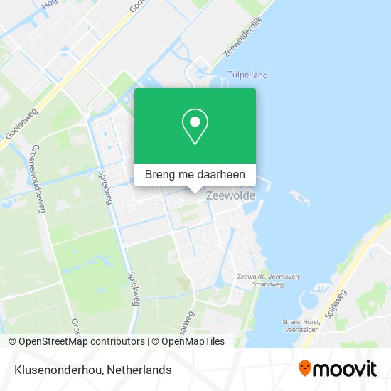 Klusenonderhou kaart