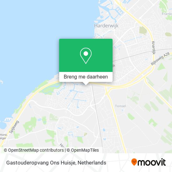 Gastouderopvang Ons Huisje kaart