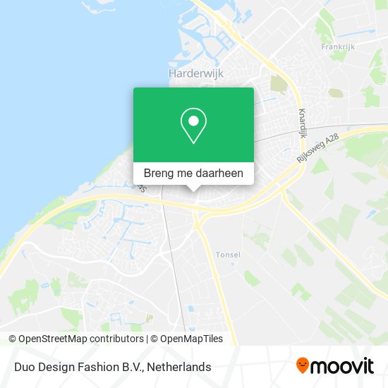 Duo Design Fashion B.V. kaart