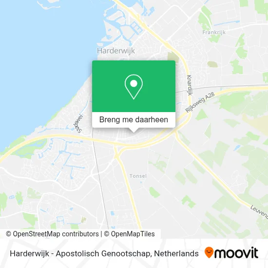 Harderwijk - Apostolisch Genootschap kaart