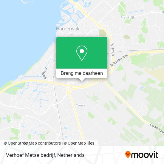 Verhoef Metselbedrijf kaart