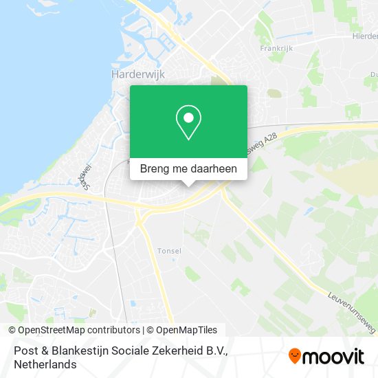 Post & Blankestijn Sociale Zekerheid B.V. kaart