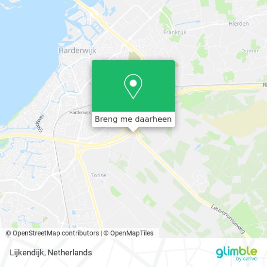 Lijkendijk kaart