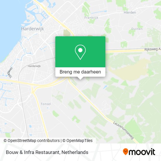 Bouw & Infra Restaurant kaart