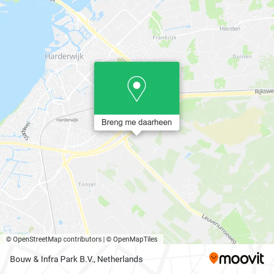 Bouw & Infra Park B.V. kaart