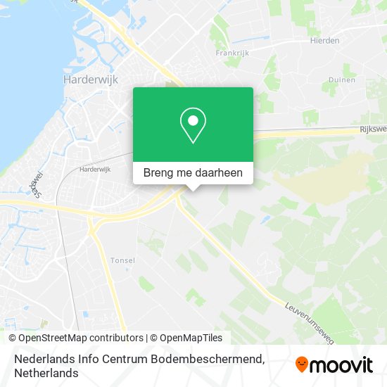 Nederlands Info Centrum Bodembeschermend kaart
