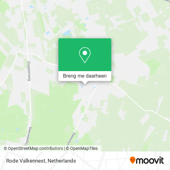 Rode Valkennest kaart