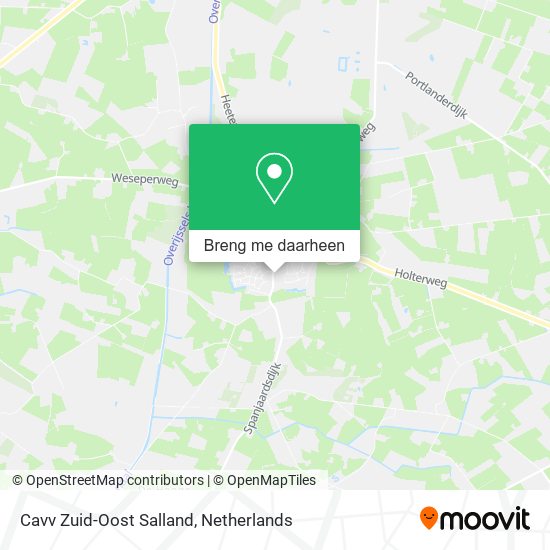 Cavv Zuid-Oost Salland kaart
