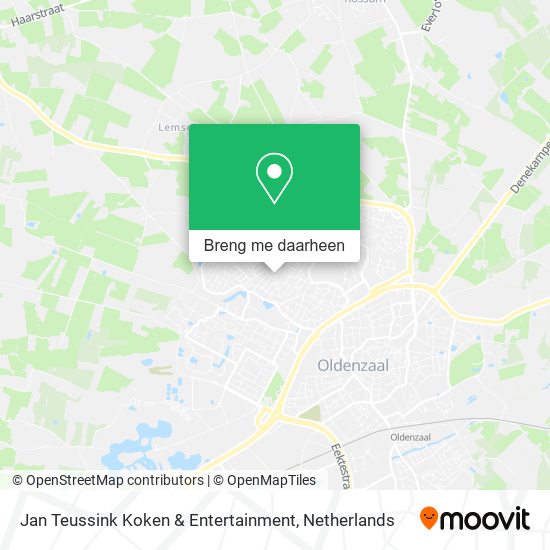 Jan Teussink Koken & Entertainment kaart