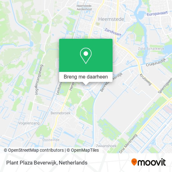 Plant Plaza Beverwijk kaart