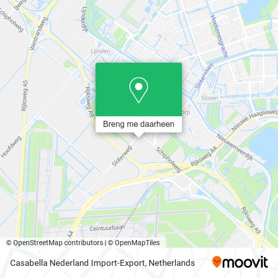 Casabella Nederland Import-Export kaart