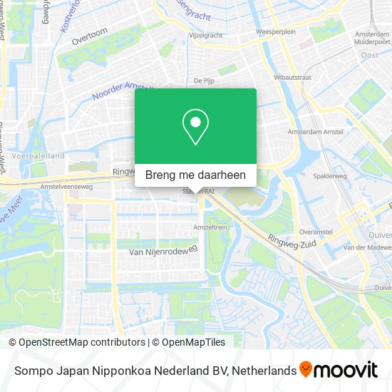 Sompo Japan Nipponkoa Nederland BV kaart