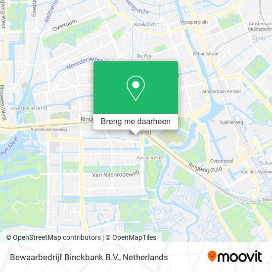 Bewaarbedrijf Binckbank B.V. kaart