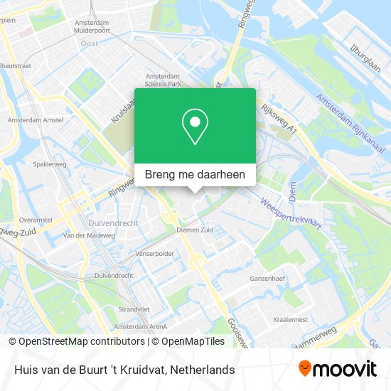 Huis van de Buurt 't Kruidvat kaart