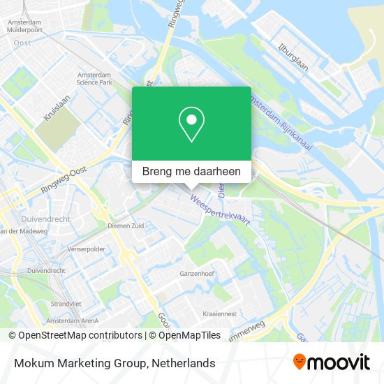 Mokum Marketing Group kaart