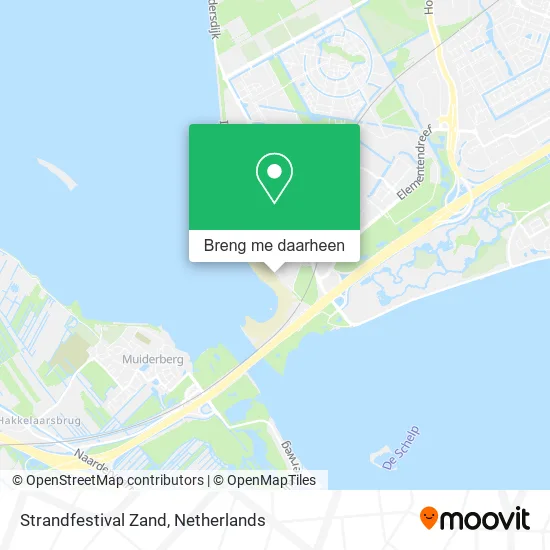 Strandfestival Zand kaart