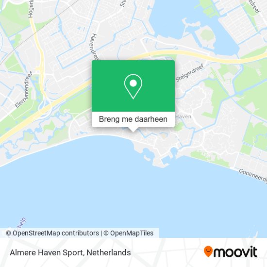 Almere Haven Sport kaart