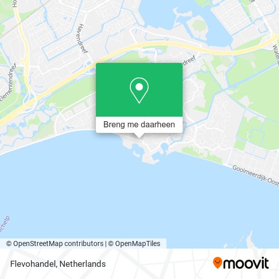 Flevohandel kaart