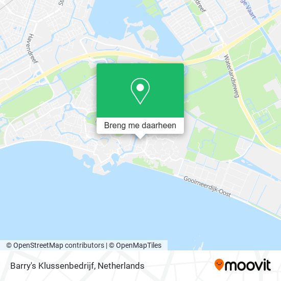 Barry's Klussenbedrijf kaart