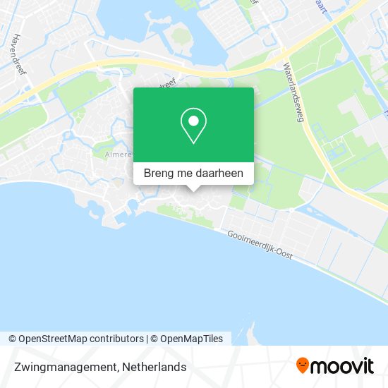 Zwingmanagement kaart