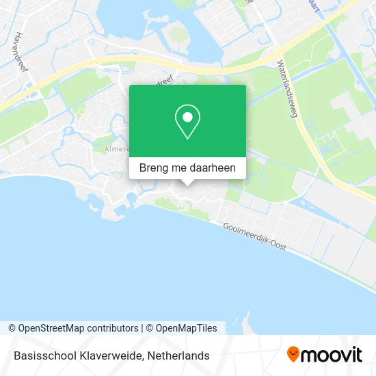 Basisschool Klaverweide kaart