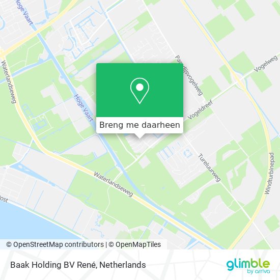 Baak Holding BV René kaart