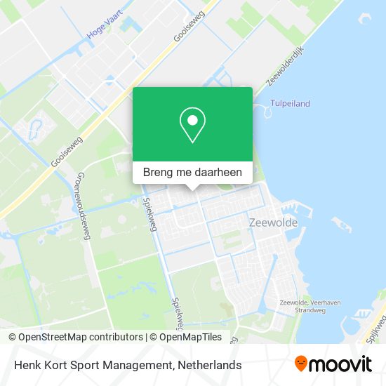 Henk Kort Sport Management kaart