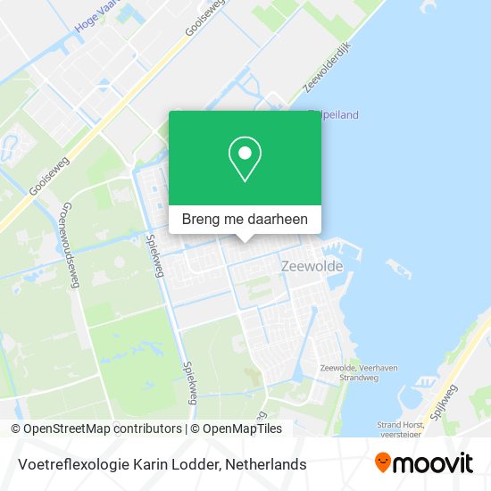 Voetreflexologie Karin Lodder kaart