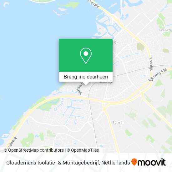 Gloudemans Isolatie- & Montagebedrijf kaart