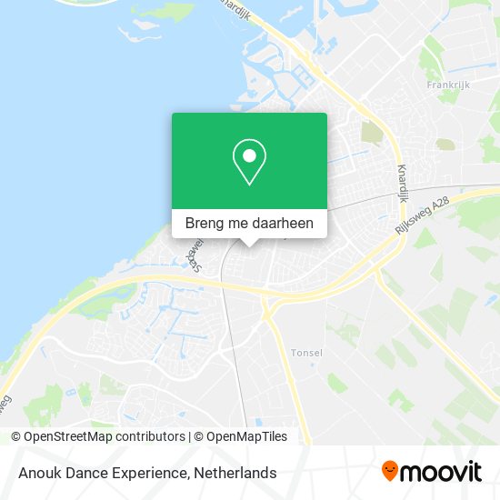 Anouk Dance Experience kaart