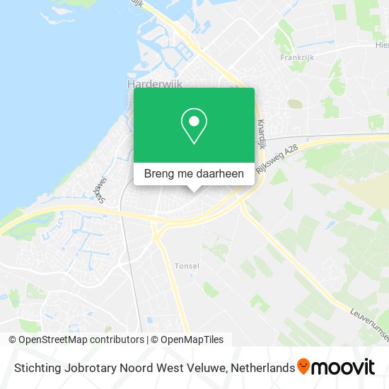 Stichting Jobrotary Noord West Veluwe kaart