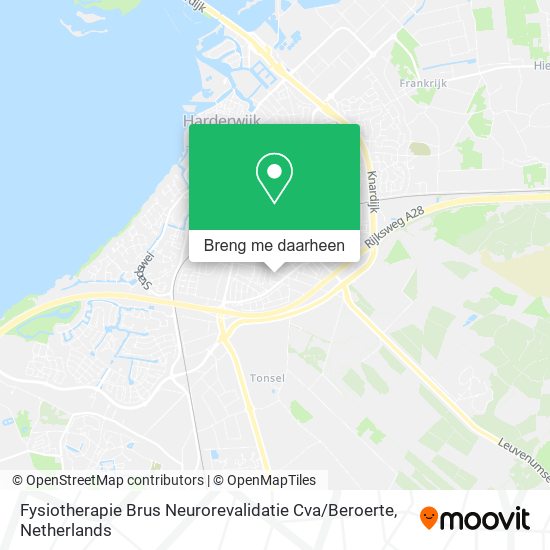 Fysiotherapie Brus Neurorevalidatie Cva / Beroerte kaart