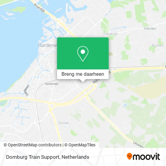 Domburg Train Support kaart