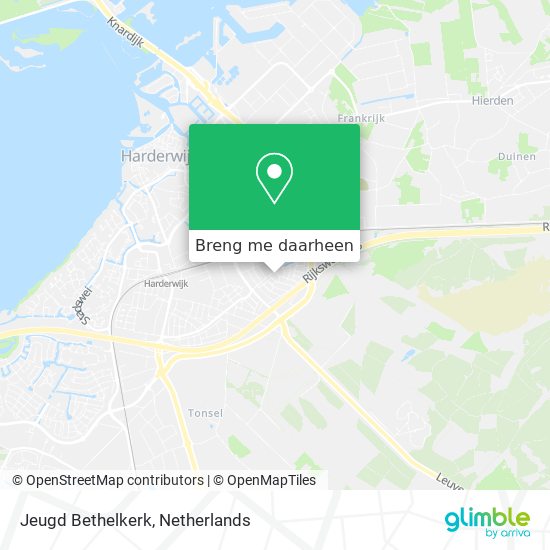 Jeugd Bethelkerk kaart