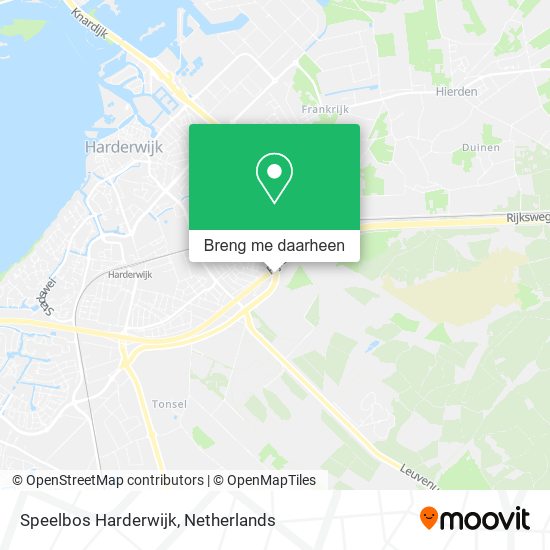 Speelbos Harderwijk kaart