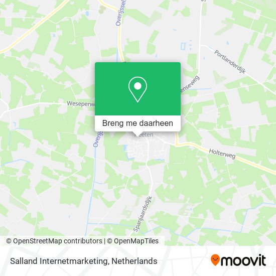 Salland Internetmarketing kaart