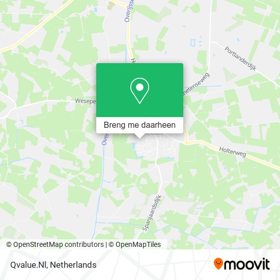 Qvalue.Nl kaart