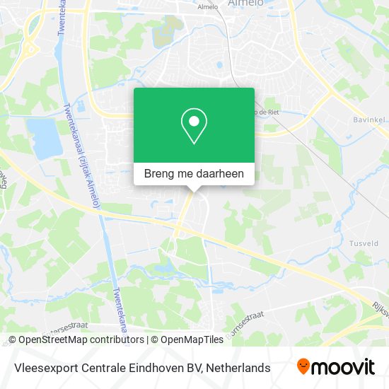 Vleesexport Centrale Eindhoven BV kaart