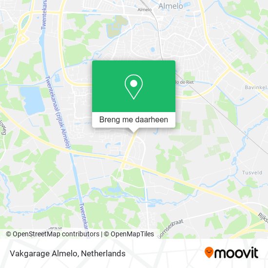 Vakgarage Almelo kaart